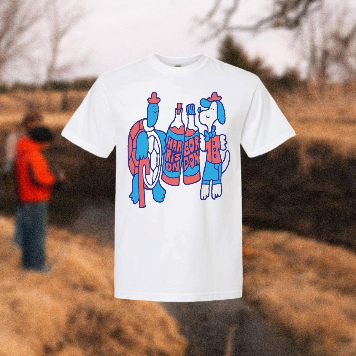White "Honey TV" T-Shirt