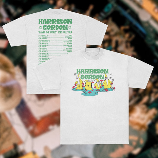 Harrison Gordon "Saves the World" Tour T shirt